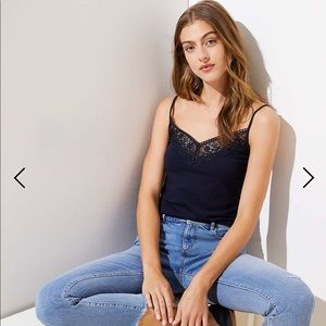 Brand New Tank Top Loft Lace Clean Cami Size S